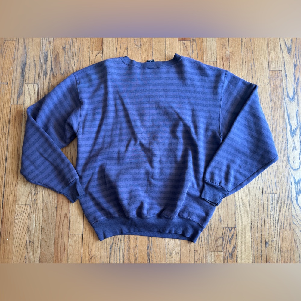 H.L Miller Gold Graphic Men's Sweater - Purple Size XL - Picture 6 of 9